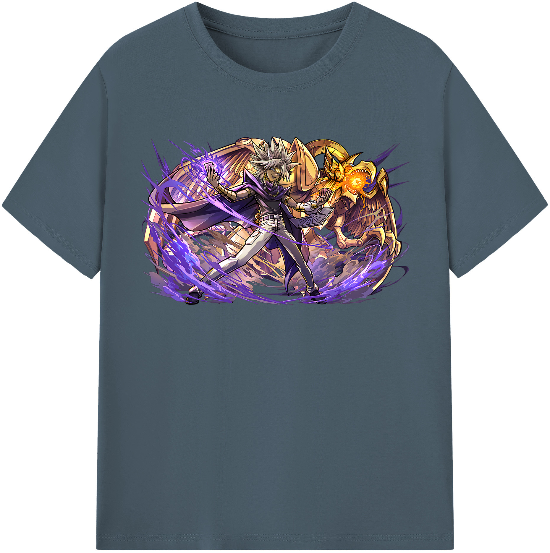 （画像用） 遊☆戯☆王 Yu-Gi-Oh! 綿100％半袖Tシャツ（フロントプリント）
